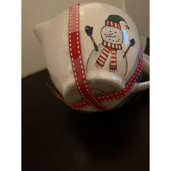 Rae Dunn Artisan Collection By Magenta Measuring Cups Set Of 4 Snowman Design - Picture 7 of 7